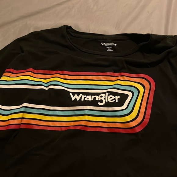 Black wrangler t shirt - Picture 1 of 1